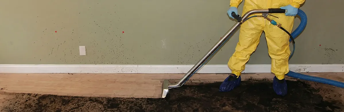sewage removal service performing deep cleaning and extraction of sewage from an indoor area in Reno, NV